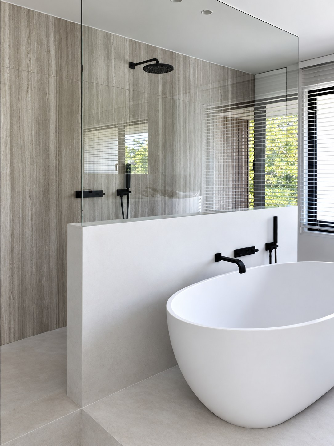 A spotless bathroom